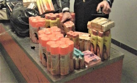 AEROPORTO TORINO-CASELLE - Nigeriano importa creme che provocano il cancro: fermato dalla guardia di finanza