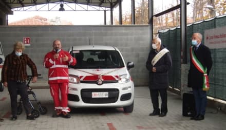 SAN GIORGIO CANAVESE - Inaugurato il nuovo mezzo della Croce Rossa - FOTO