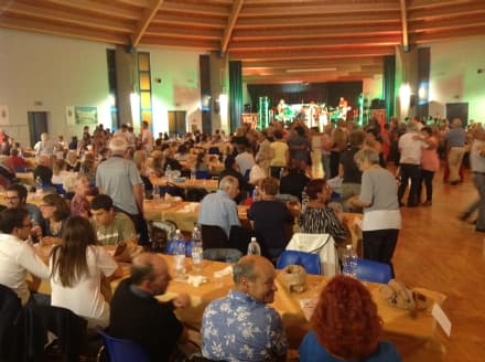 AGLIE' - Grande folla all'amatriciana solidale dell'Alladium - FOTO