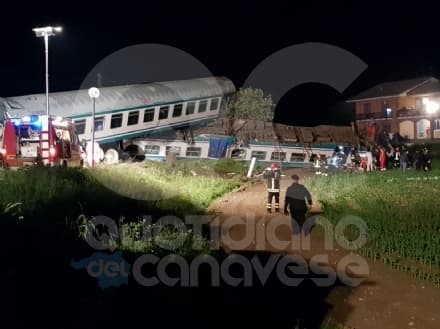 INCIDENTE FERROVIARIO CALUSO - La procura di Ivrea ha chiuso l'inchiesta: sei indagati per disastro ferroviario - FOTO e VIDEO