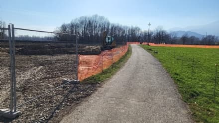 CASTELLAMONTE - Partiti i lavori per la realizzazione del canale scolmatore - FOTO