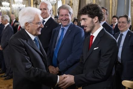 DA CHIVASSO AL QUIRINALE - Pecco Bagnaia ricevuto dal Presidente della Repubblica, Sergio Mattarella - FOTO e VIDEO