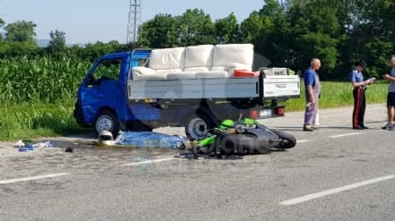 SAN BENIGNO - Tragedia sulla provinciale: muore giovane motociclista di Volpiano