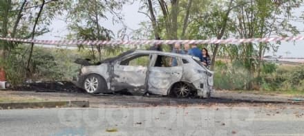 SAN MAURIZIO CANAVESE - Persona morta carbonizzata nell'incendio dell'auto: inutili tutti i soccorsi