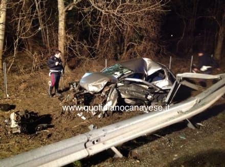 LESSOLO - INCIDENTE MORTALE SULL'AUTOSTRADA A5 - VIDEO e FOTO