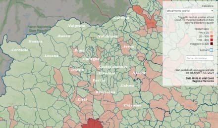CANAVESE - La variante Delta per ora non si vede: i casi positivi restano ai minimi - I DATI COMUNE PER COMUNE
