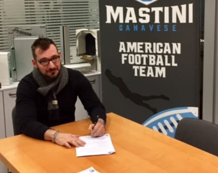 FOOTBALL AMERICANO - Simone Paschetto entra nel progetto dei Mastini Canavese