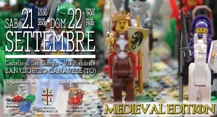 SAN GIORGIO CANAVESE - Invasione di Lego al castello Biandrate: un weekend tutto da costruire