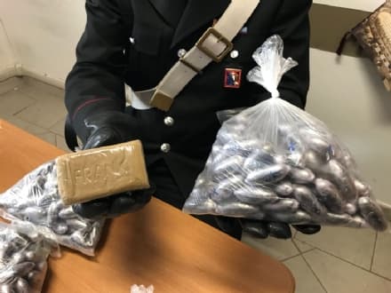 LEINI - Così i carabinieri e il cane Quark hanno trovato 10 chili di droga