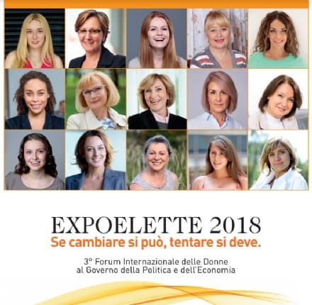 SAN GIORGIO - Torna Expoelette, forum delle donne al governo della politica e dell'economia