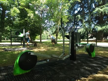 RIVAROLO - E' nata un'area fitness nel parco Dante Meaglia - FOTO