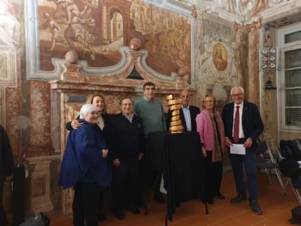 CICLISMO - Il «Trofeo senza Fine» del Giro d'Italia ha fatto tappa a Borgofranco d'Ivrea - FOTO