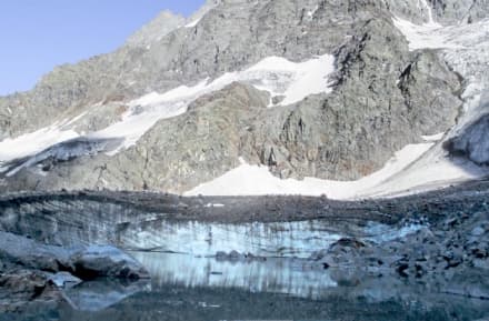 PARCO GRAN PARADISO - Allarme: scompare il lago del ghiacciaio a causa del caldo