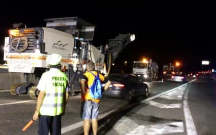 CASELLE - Lavori di notte sulla provinciale: scelta vincente - FOTO