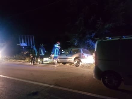RIVAROLO-FAVRIA - Incidente stradale provoca una fuga di gas