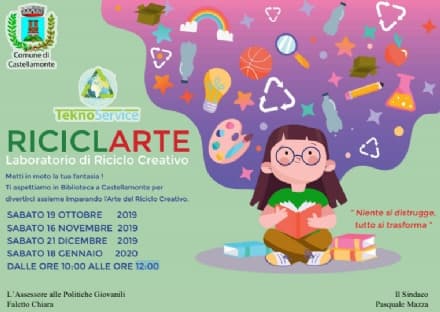 CASTELLAMONTE - Nasce «Riciclarte» per dare nuova vita agli oggetti destinati alla spazzatura