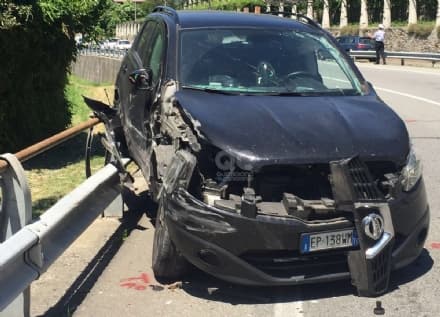 CAREMA - Incidente camion contro auto: uomo in ospedale