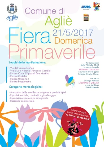 AGLIE' - Domenica di festa con la Fiera Primaverile: un appuntamento da non perdere - VIDEO