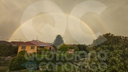 MALTEMPO - Violento temporale sul Canavese con grandine, pioggia e forte vento - VIDEO