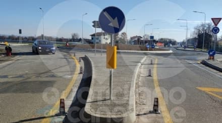 CASTELLAMONTE - Svincolo pedemontana aperto in entrambi i sensi di marcia: la rotonda è finita - FOTO