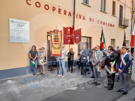 VALPERGA - Festeggiati i 150 anni della Società operaia di mutuo soccorso - FOTO e VIDEO