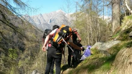 INGRIA - Escursionista disperso in Valle Soana: pronto intervento dei volontari del soccorso alpino - FOTO