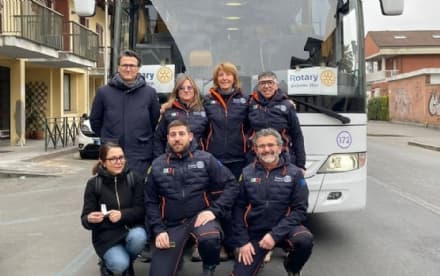 FAVRIA - Il Rotary Club in aiuto dell'Ucraina: salvati 14 profughi - FOTO