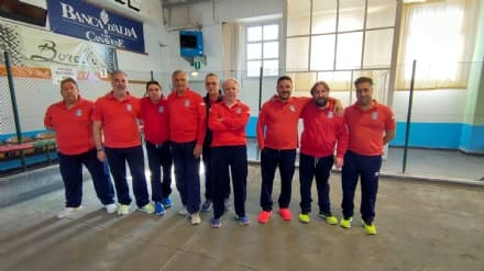 SAN GIORGIO CANAVESE - Bocce, vittoria e primo posto per l'Asd Sangiorgese