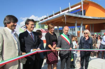RIVAROLO - Taglio del nastro per la nuova scuola elementare - FOTO e VIDEO