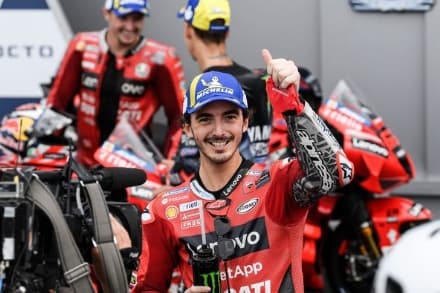 CHIVASSO - Moto GP, Pecco Bagnaia vince ancora: il pilota della Ducati trionfa a Misano