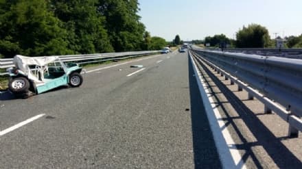 VOLPIANO - Grave incidente mortale sulla Torino Aosta, due veicoli coinvolti