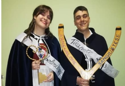 SAN GIUSTO CANAVESE - Il grande ritorno del Carnevale: Cristina e Luca sono Gerbolina e Tirapere 2023 - FOTO