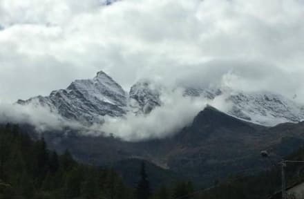 CERESOLE REALE - Prima neve sulle montagne del Canavese - FOTO