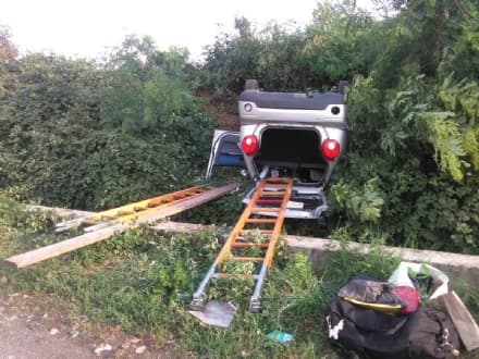 VOLPIANO - Incidente stradale: cinque feriti. Tra loro due bambini - FOTO