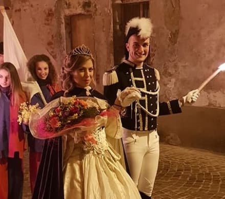 SAN GIORGIO - Nicolas e Cristina sono Generale e Castellana del Carnevale 2020