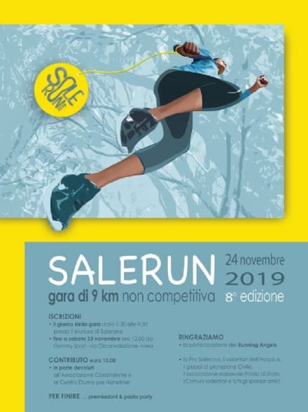 SALERANO - SaleRun, la corsa solidale che dice No alla Violenza
