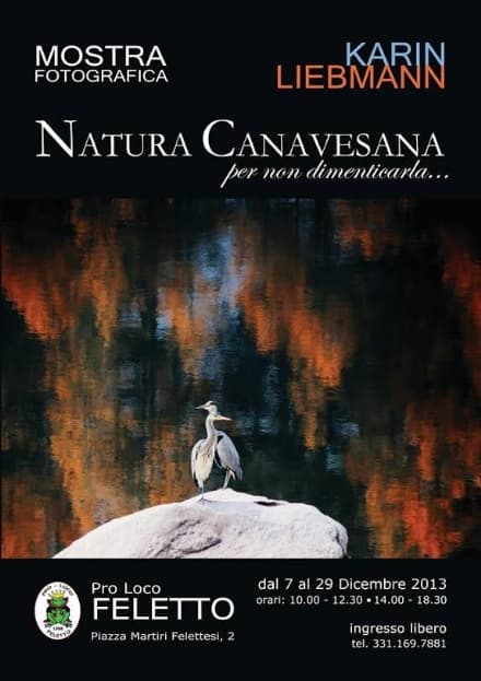 FELETTO - Gli scatti di Karin Liebmann per «Non dimenticare la natura Canavesana»