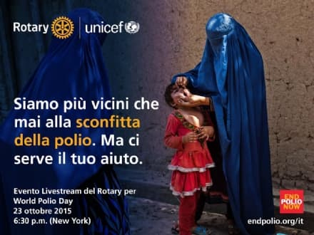 SANITA' - L'impegno del Rotary Cuorgnè e Canavese contro la Poliomielite