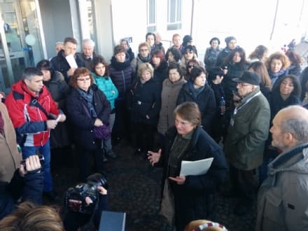 CUORGNE' - Un centinaio di manifestanti per l'ospedale - FOTO e VIDEO