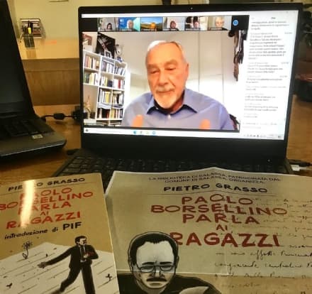 SALASSA - Grande successo per l'incontro online con Pietro Grasso - VIDEO