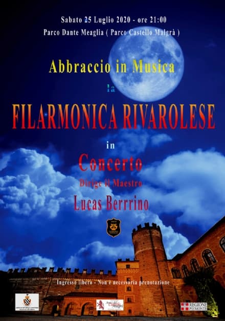 RIVAROLO - Per San Giacomo la Filarmonica suona nel parco del Malgrà
