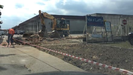 GIRO D'ITALIA IN CANAVESE -3 - A Rivarolo lavori in corso