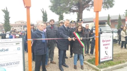 LEINI - Taglio del nastro per «Pedone sicuro» in viale Europa - FOTO