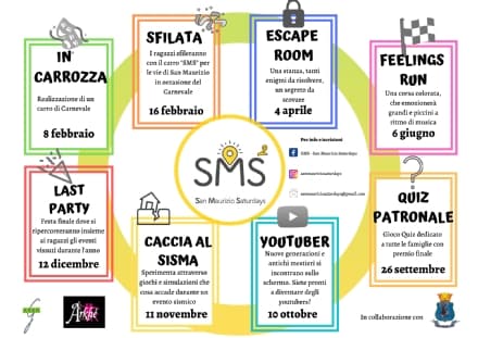 SAN MAURIZIO - Pronta l'edizione 2020 di «San Maurizio Saturdays»