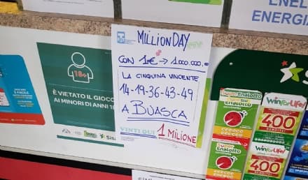 SAN COLOMBANO - Gioca un euro, vince un milione: «Il vincitore potrebbe non saperlo»