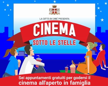 CIRIE' - Dal 2 luglio i sei appuntamenti con il cinema all'aperto