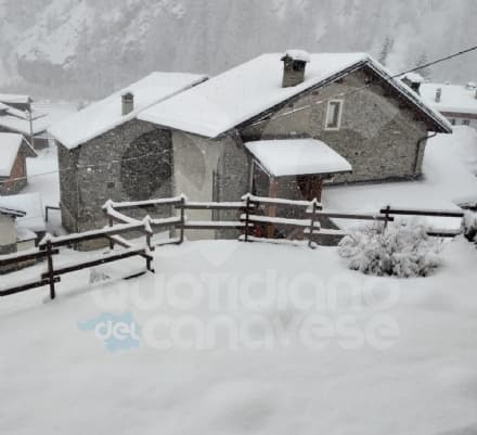 METEO CANAVESE - Un'altra giornata di neve (in montagna) e pioggia (in pianura): allerta arancione - FOTO