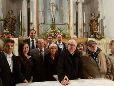 AGLIE' - Vittorio Sgarbi ospite d'onore per la chiesa di San Gaudenzio