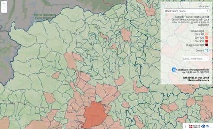 COVID IN CANAVESE - Solo più 31 pazienti positivi in 16 Comuni del nostro territorio - I DATI DELLA REGIONE