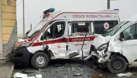 MAPPANO - Ambulanza distrutta dopo l'incidente, una raccolta fondi per acquistarne una nuova